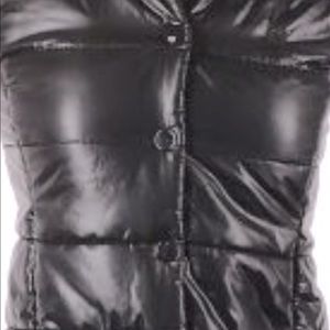 Black Converse One Star LOGO Puffer Vest XS